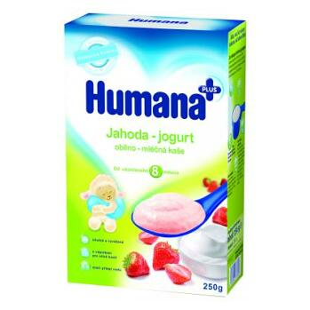 Humana mléčná kaše jahoda-jogurt od 8. měsíce 250 g