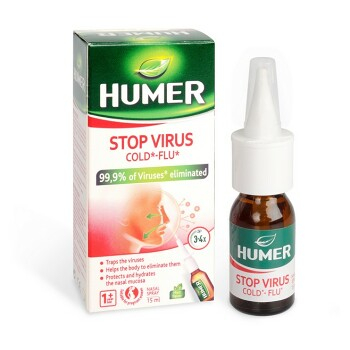 HUMER Stop virus nosní sprej 15 ml, poškozený obal