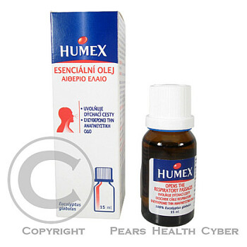 Humex 100% přírodní esenciální olej 15ml