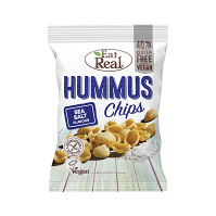 EAT REAL Hummus Chips s mořskou solí 135 g BEZ lepku