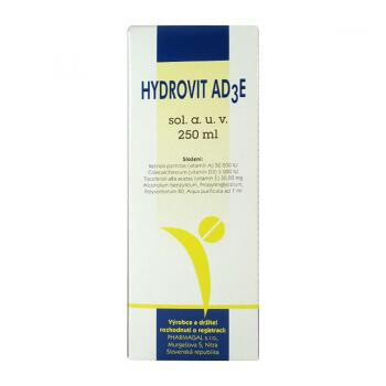 HYDROVIT A D3 E a.u.v. roztok 250 ml