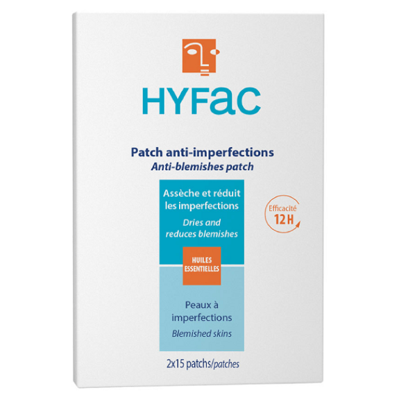 HYFAC Ošetřující náplasti na akné 2x15 kusů