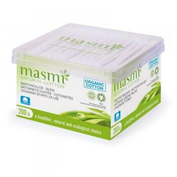 MASMI Hygienické tyčinky z organické bavlny  200ks