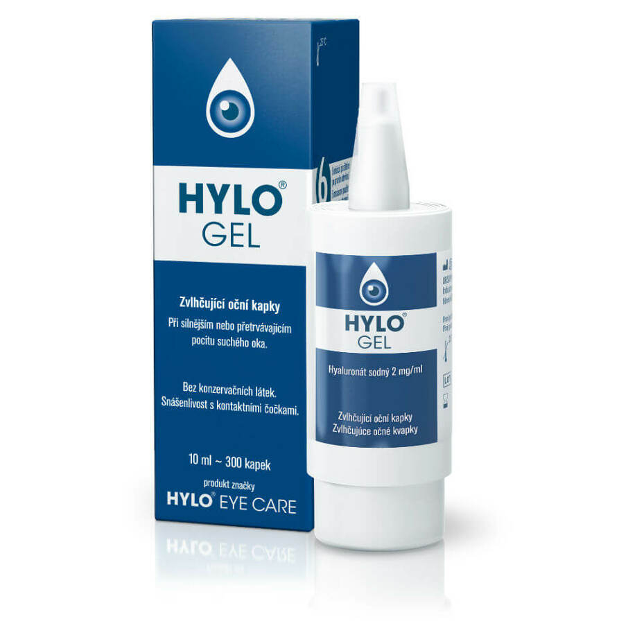 HYLO-GEL zvlhčující oční kapky 10 ml
