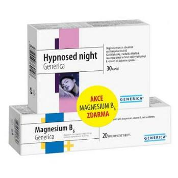 GENERICA Hypnosed night 30 kapslí + Magnesium B6 20 tablet