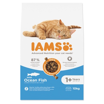 IAMS Cat Adult Ocean Fish granule pro kočky, Hmotnost balení (g): 10 kg (Granule pro kočky)