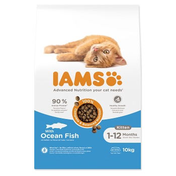 IAMS Cat Kitten Ocean Fish granule pro koťata, Hmotnost balení (g): 10 kg (Granule pro kočky)