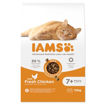 IAMS Cat Senior Chicken granule pro kočky, Hmotnost balení (g): 2 kg (Granule pro kočky)