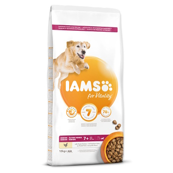 IAMS Dog Senior Large Chicken granule pro psy, Hmotnost balení (g): 12 kg (Granule pro psy)