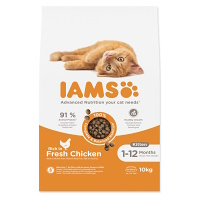 IAMS for Vitality Kitten Chicken granule pro koťata 1 kus, Hmotnost balení (g): 10 kg