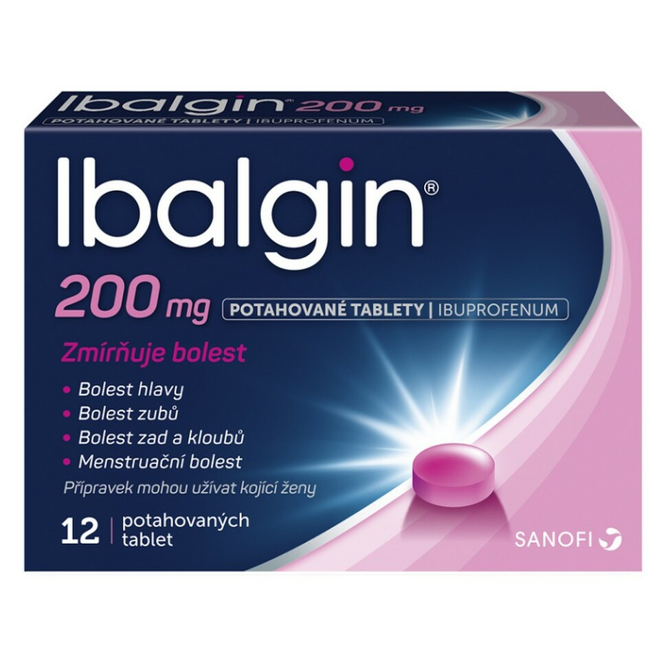 Levně IBALGIN 200 mg 12 tablet