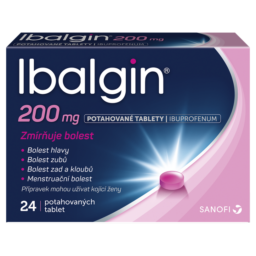 Levně IBALGIN 200 mg 24 potahovaných tablet