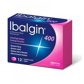 IBALGIN 400 mg 12 potahovaných tablet