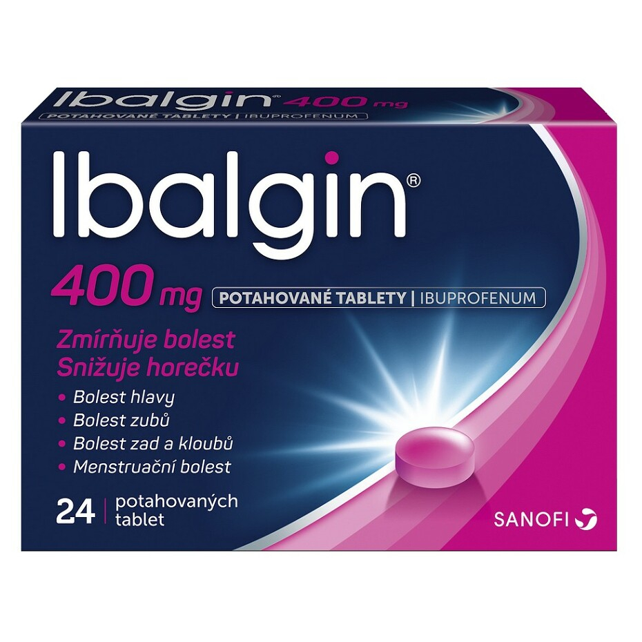 E-shop IBALGIN 400 mg 24 potahovaných tablet