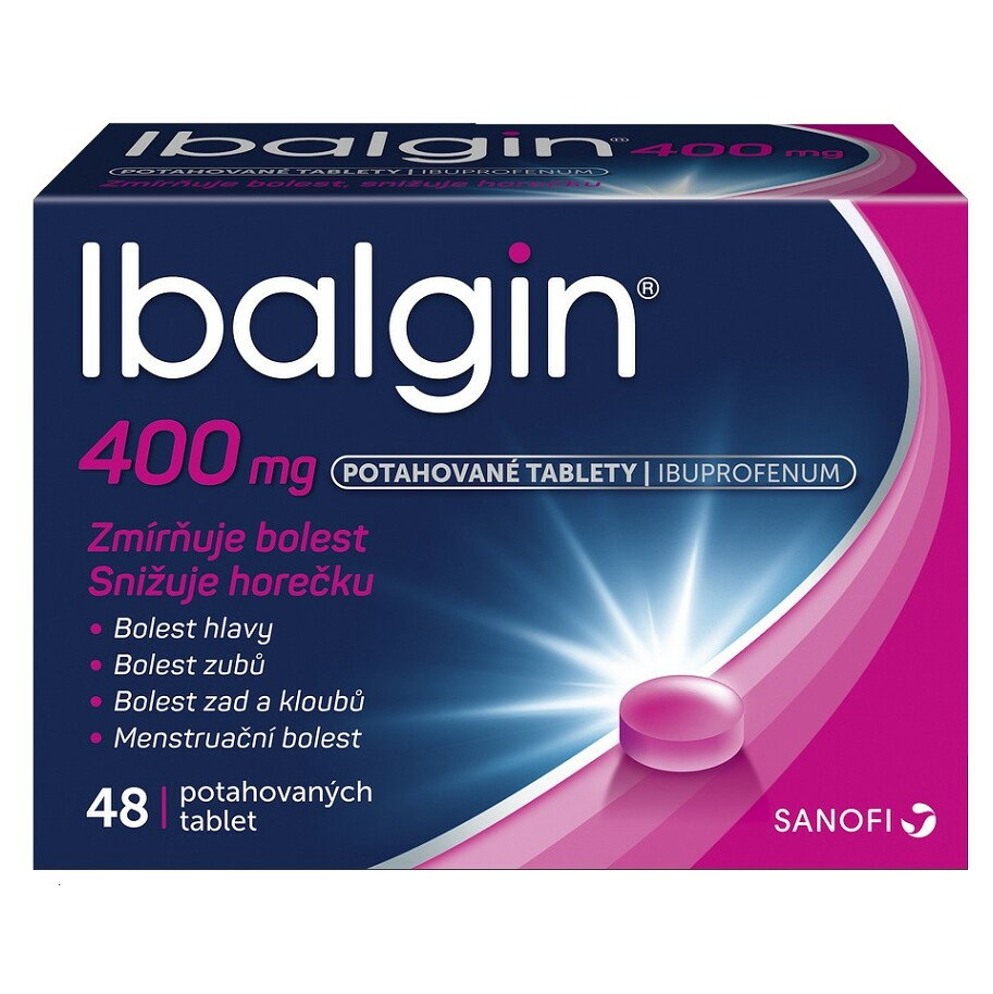 Levně IBALGIN 400 mg 48 potahovaných tablet