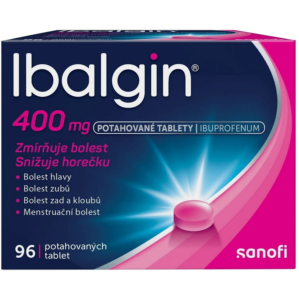 E-shop IBALGIN 400 mg 96 potahovaných tablet