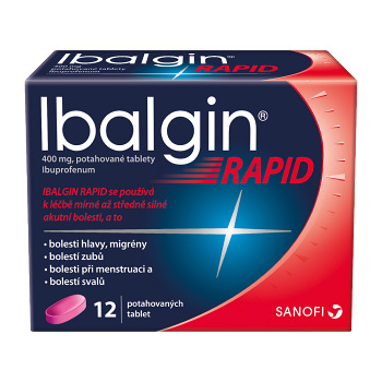IBALGIN Rapid 400 mg 12 tablet