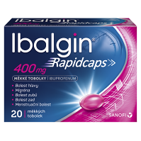 IBALGIN Rapidcaps 400 mg 20 měkkých tobolek