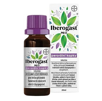 IBEROGAST Neo perorální kapky 20 ml (Na trávení a nechutenství) - Vícesložkové