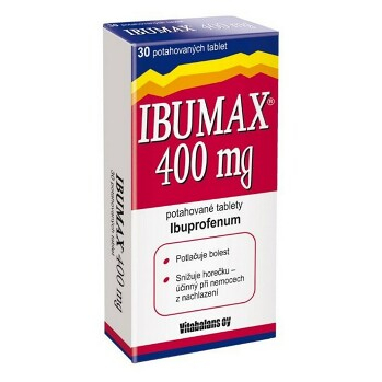 IBUMAX 400 mg 30 potahovaných tablet 30 dóza