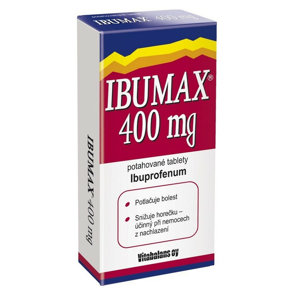 Levně IBUMAX 400 mg 50 potahovaných tablet