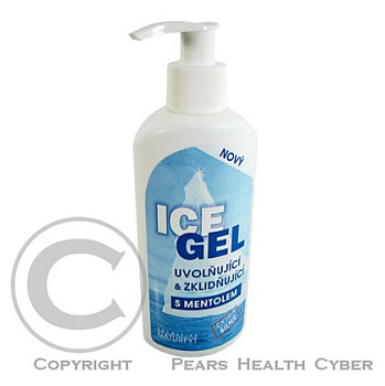 ICE GEL masážní gel 200ml dávkovač