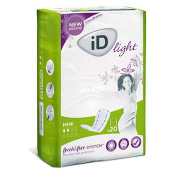 ID Light Mini inkontinenční vložky 2 kapky 20 kusů