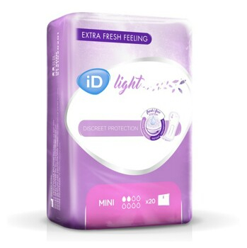 ID Light mini inkontinenční vložky dvojbalení 2 kapky 40 kusů