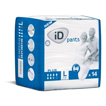 iD Pants Plus Plenkové kalhotky navlékací vel.L 14 ks