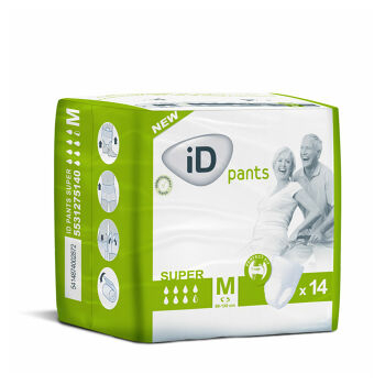 ID Pants super plenkové kalhotky navlékací 6,5 kapek vel. M 14 kusů