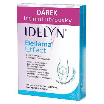 IDELYN Beliema Effect 10 tablet+Intimní ubrousky