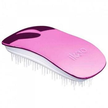 IKOO Home Metallic kartáč na vlasy bílo-růžový