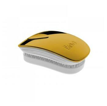 IKOO Pocket Metallic kartáč na vlasy bílo-zlatý