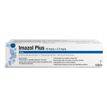 IMAZOL PLUS 10mg/g+2.5mg/g krém 30 g (Na plísně a mykózy)