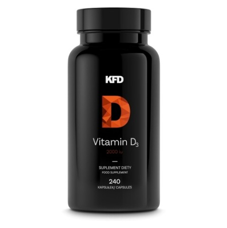 Levně KFD Vitamin D3 2000 IU 240 kapslí
