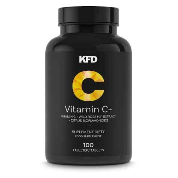 E-shop KFD Vitamin C+ 1000 mg + rose hip extract 100 tablet