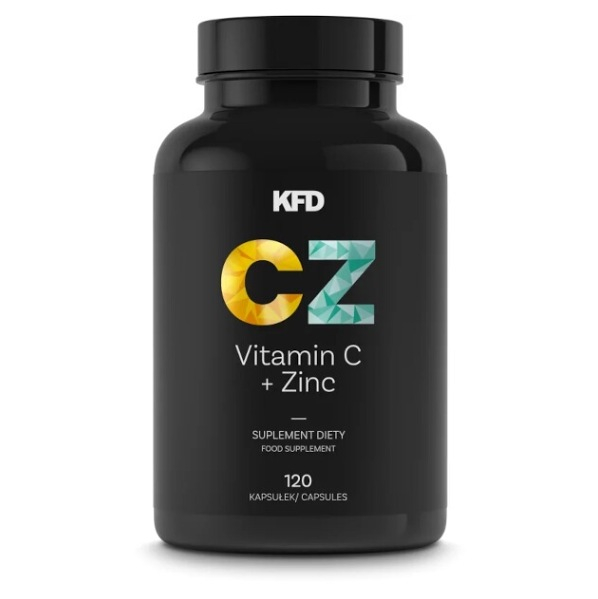 Levně KFD Vitamín C 1000 mg + zinek 10 mg 120 kapslí