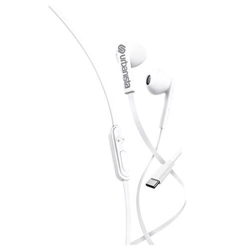 E-shop URBANISTA San Francisco USB-C Bílá sluchátka do uší