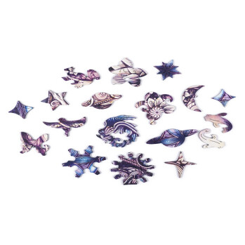 UNIDRAGON Dřevěné puzzle mandala overarching opposites velikost KS