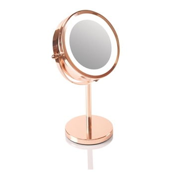 RIO ROSE GOLD MIRROR kosmetické zarcátko (Zrcátko s osvětlením)