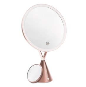 RIO ILLUMINATED MAKEUP MIRROR WITH 1x AND 5x MAGNIFICATION kosmetické zrcadlo (Zrcátko s osvětlením)