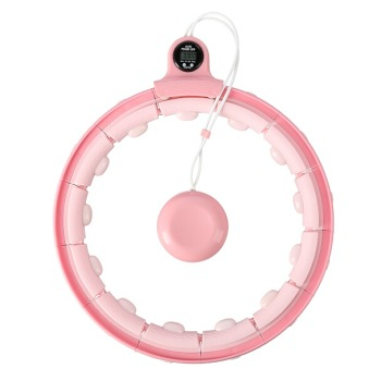 HMS Masážní hula hoop FH02 růžová (Posilovací kolečka, hula hoop)