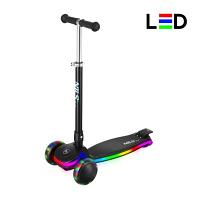 NILS Fun dětská tříkolová koloběžka s led deckem HLB1306