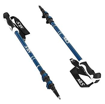 NILS Trekingové hole TK8601 modré (Trekové hole, Nordic walking)