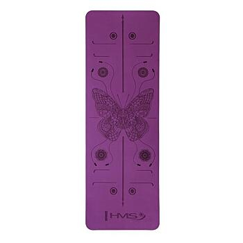 HMS Podložka na jógu YM10 fialová (Podložky na cvičení, jogamatky)