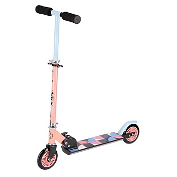 NILS Skládací koloběžka extreme HD026 růžovo-modrá (Dětská odrážedla a koloběžky)