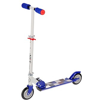 NILS Skládací koloběžka extreme HD026 šedo-modrá (Dětská odrážedla a koloběžky)