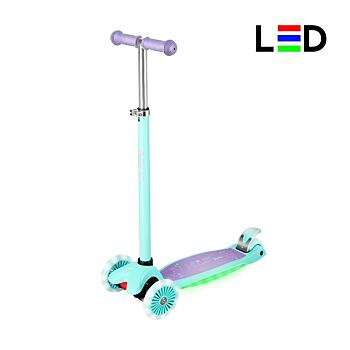 NILS Fun dětská tříkolová koloběžka HLB1310 s led fialová (Pohybové sportovní prostředky, koloběžky) - Svítící