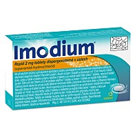 IMODIUM® Rapid 2 mg tablety dispergovatelné v ústech 12 ks II