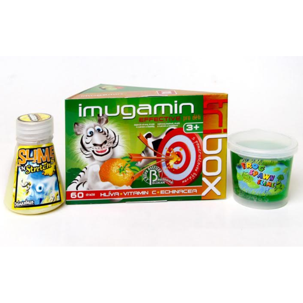Imugamin Effective pro děti tbl. 60 Tribox + hračka